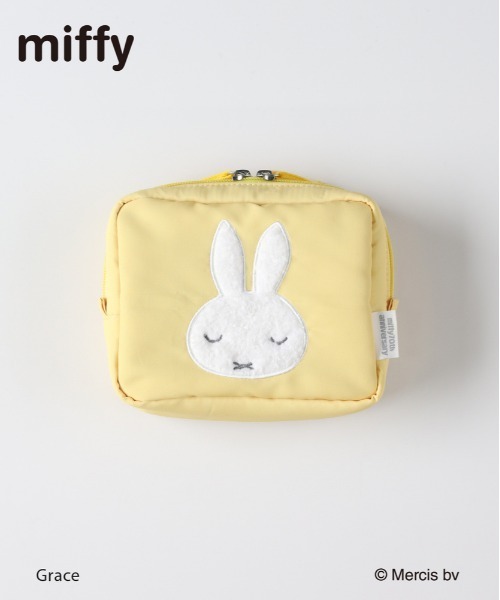Right-on（ライトオン） ポーチ miffy 70周年限定 スクエアポーチ