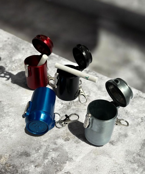 ボヘミアン　アシュトレイ　灰皿 Port（ポート） 灰皿 ライター 空き缶風 デザイン ポータブル