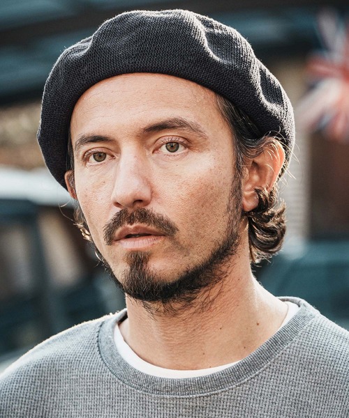 「CAMBIO」 ベレー帽 FREE ブラック メンズ_画像3