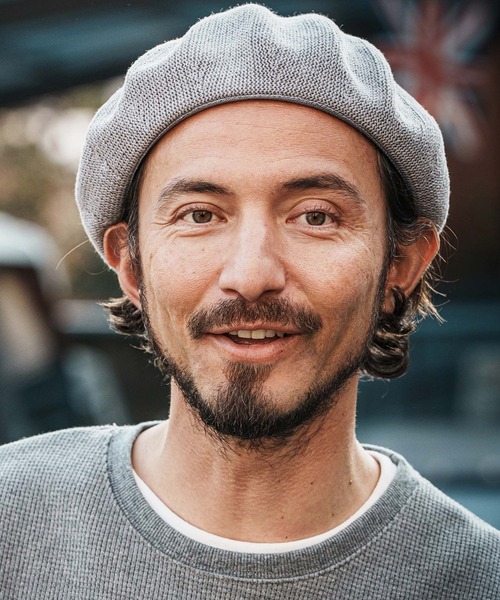 「CAMBIO」 ベレー帽 FREE ブラック メンズ_画像5