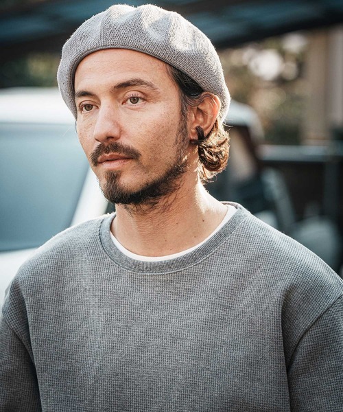 「CAMBIO」 ベレー帽 FREE ブラック メンズ_画像6