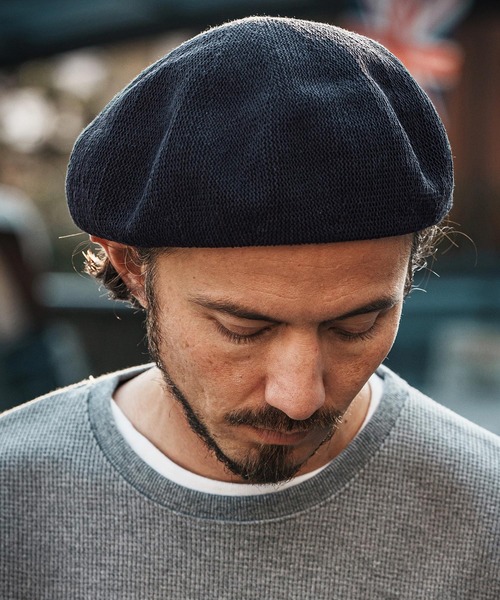 「CAMBIO」 ベレー帽 FREE ブラック メンズ_画像8