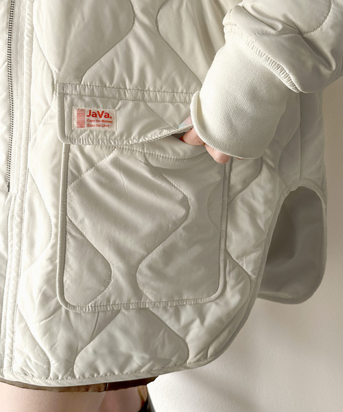 「Java」 コート MEDIUM カーキ レディース_画像5