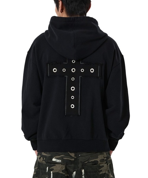 【完売品】OY/オーワイ ジップパーカー/サイズ2/ブラック OY（オーワイ） パーカー 「OY/オーワイ」DIVINE STUDDED HOODIE ZIP