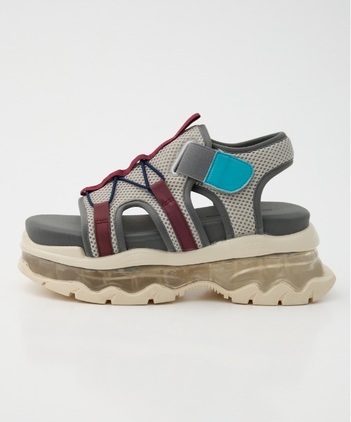 「RODEO CROWNS WIDE BOWL」 フラットサンダル SMALL グレー レディース_画像8