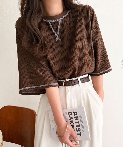 classicalelf（クラシカルエルフ） tシャツ カラーで遊び心をプラス 