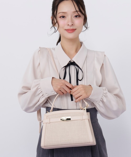 上品◇◆ワンハンドル　グレージュ　バッグ JILL by JILL STUART（ジルバイジルスチュアート） ショルダーバッグ
