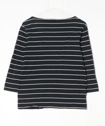 「ORCIVAL」 ボーダー柄7分袖カットソー 2 ブラック レディースの画像2