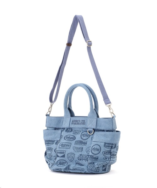 AVIREX（アヴィレックス） トートバッグ 「直営店限定」DENIM PATTERN