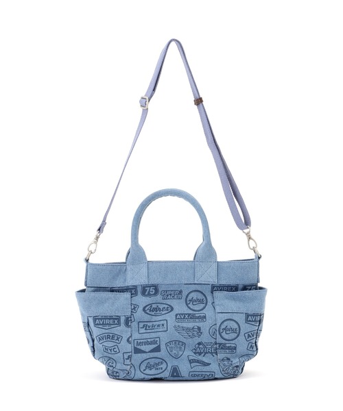 AVIREX（アヴィレックス） トートバッグ 「直営店限定」DENIM PATTERN