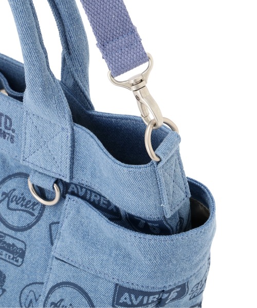 AVIREX（アヴィレックス） トートバッグ 「直営店限定」DENIM PATTERN