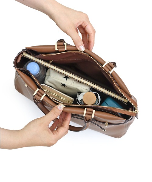 「MIAN 」 トートバッグ FREE ブラウン レディース_画像7