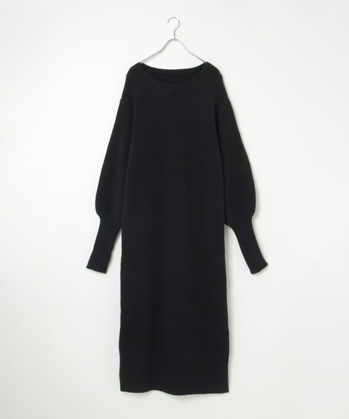 「notch.」 ニットワンピース M グレー レディース_画像2