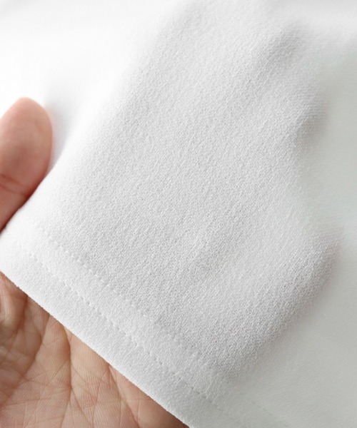 「Pierrot」 長袖ブラウス M グレイッシュベージュ レディース_画像3