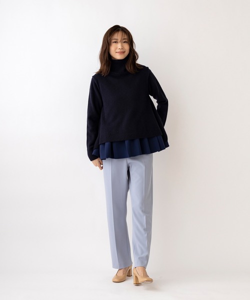 「Sono」 長袖ニット 1 ネイビー レディース_画像8