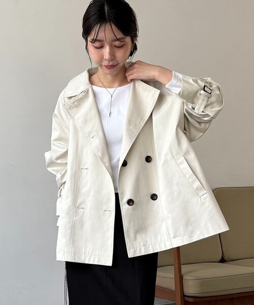 KAPITAL バックギャザーコート　ベージュ　サイズ0 サイズ展開あり】バックギャザーコート | ファッション通販サイト NUGU