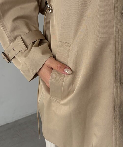 KAPITAL バックギャザーコート　ベージュ　サイズ0 CAPRICIEUX LE'MAGE（カプリシューレマージュ） コート アウター