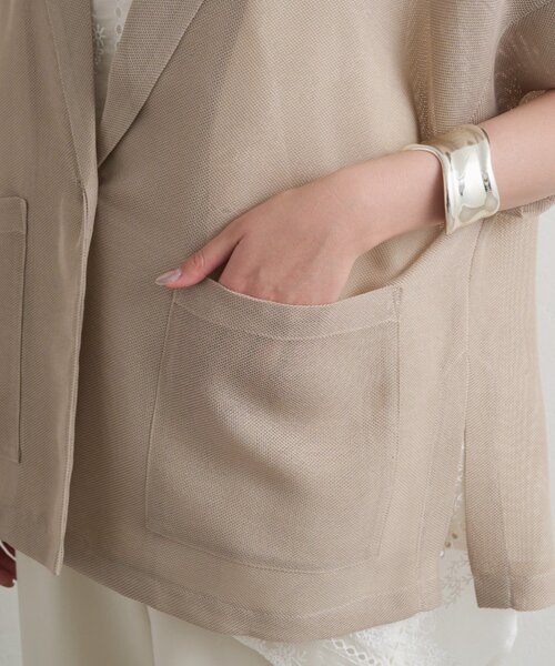 Loungedress（ラウンジドレス） ジャケット テーラードジャケット 半袖