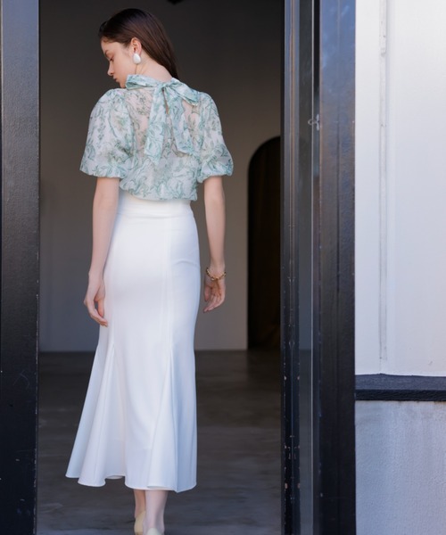 「EIMY ISTOIRE」 スカート M ラベンダー レディース_画像5