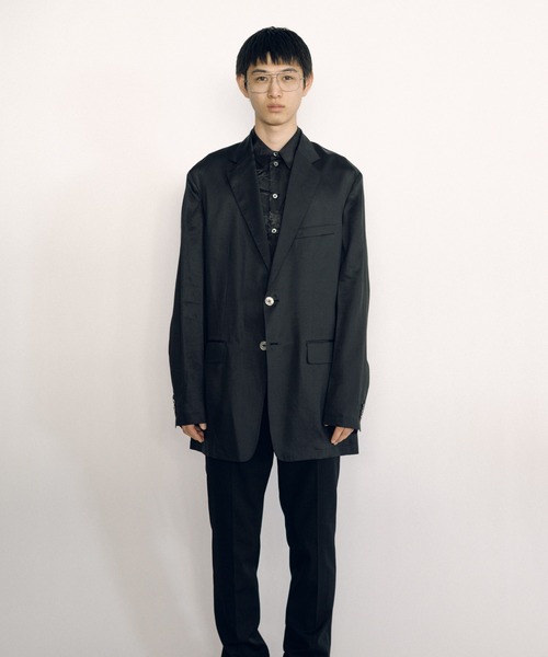 ジャケット テーラードジャケット Notched Lapel Jacket レディース メンズの画像