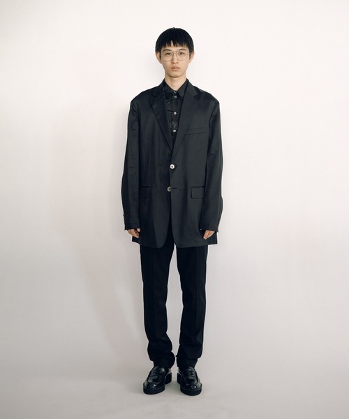 ジャケット テーラードジャケット Notched Lapel Jacket レディース メンズの画像