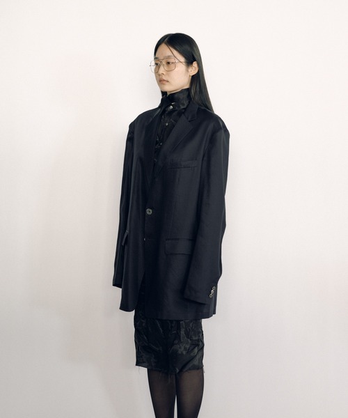 ジャケット テーラードジャケット Notched Lapel Jacket レディース メンズの画像