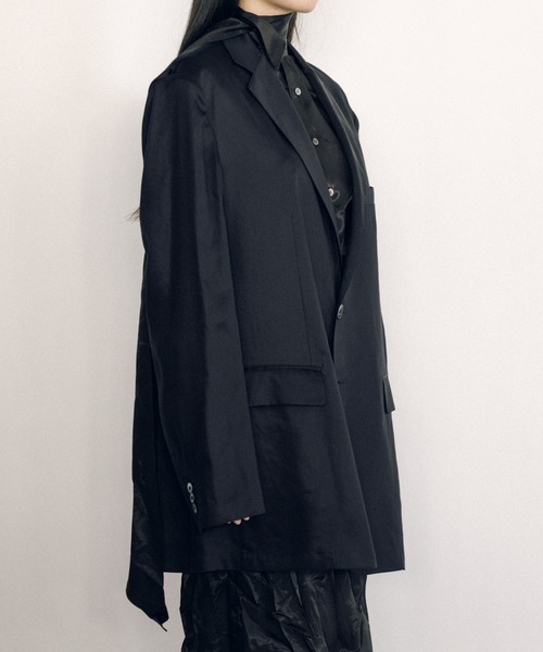 ジャケット テーラードジャケット Notched Lapel Jacket レディース メンズの画像