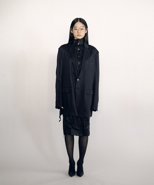 ジャケット テーラードジャケット Notched Lapel Jacket レディース メンズの画像