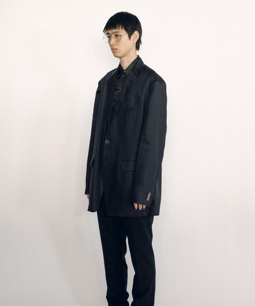 ジャケット テーラードジャケット Notched Lapel Jacket レディース メンズの画像