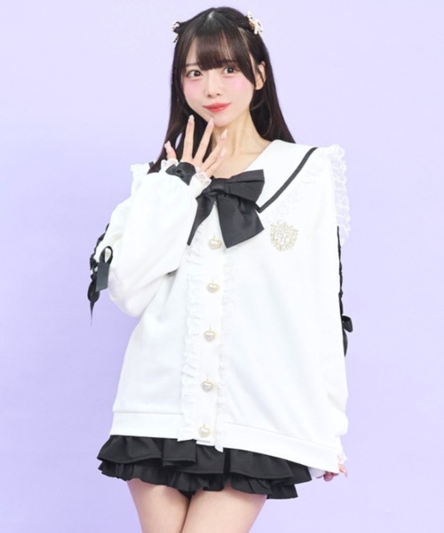 Secret Honey（シークレットハニー） tシャツ セーラーカーディガン