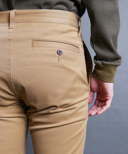 「Magine」 チノパンツ 44 オリーブ メンズ_画像4