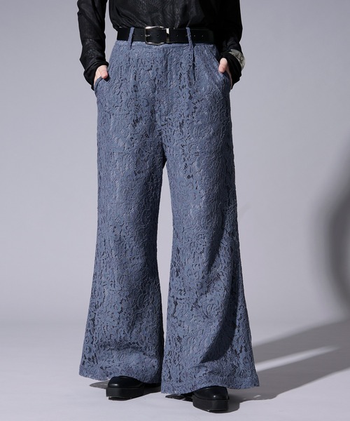 Ellno Loset（エルノロゼット） パンツ コードレースワイドフレア