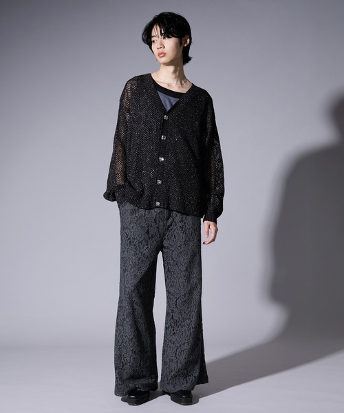 Ellno Loset（エルノロゼット） パンツ コードレースワイドフレア