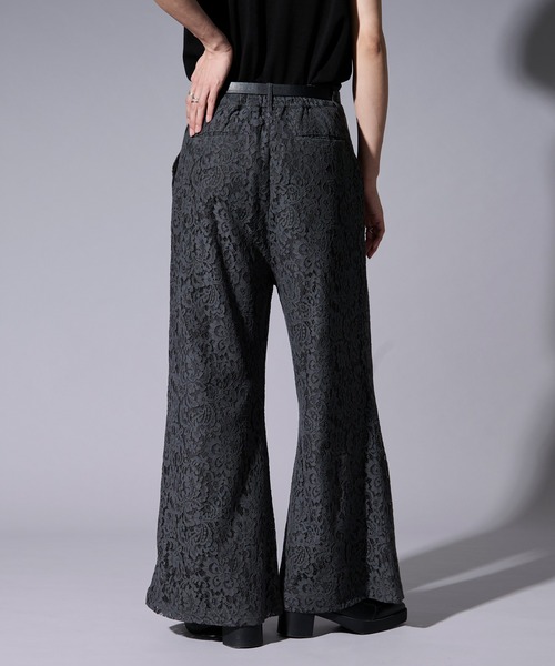 Ellno Loset（エルノロゼット） パンツ コードレースワイドフレア