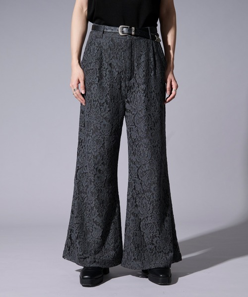 Ellno Loset（エルノロゼット） パンツ コードレースワイドフレア