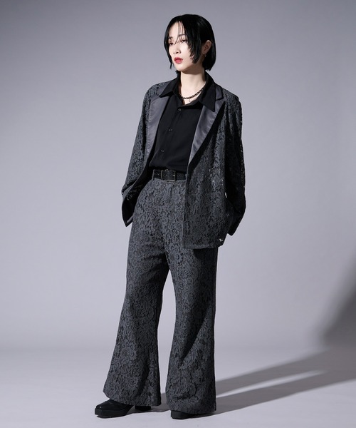 Ellno Loset（エルノロゼット） パンツ コードレースワイドフレア