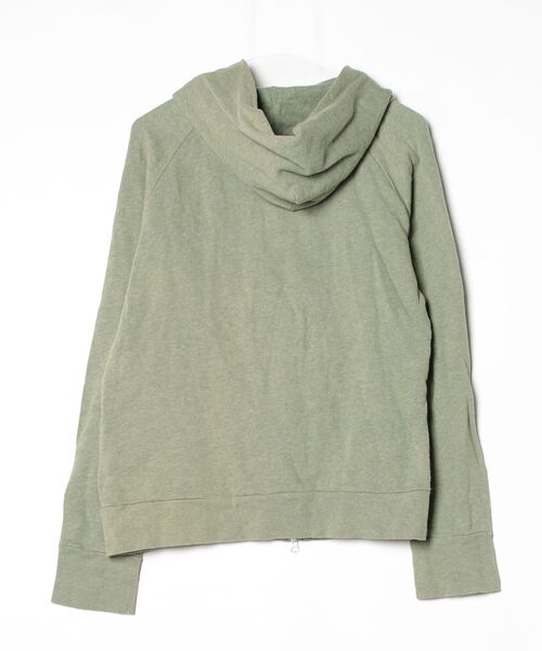 「FORK&SPOON」 ジップアップパーカー 40 グリーン レディース_画像2