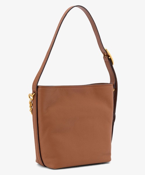 ショルダーバッグ バッグ NOLITA ペブルレザー チェーン バケットバッグ ショルダートート スモール レディースの画像