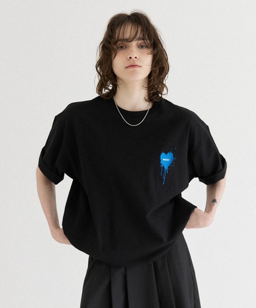 ONCILY（オンシェリー） tシャツ 26SS HEART LOGO DRAW CODE T-SHIRT