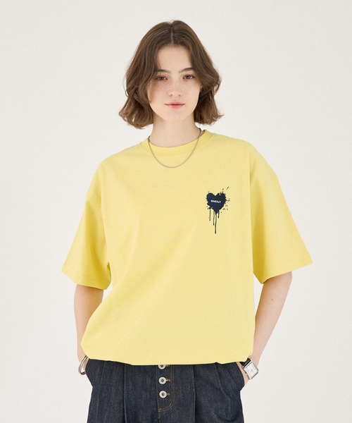ONCILY（オンシェリー） tシャツ 26SS HEART LOGO DRAW CODE T-SHIRT
