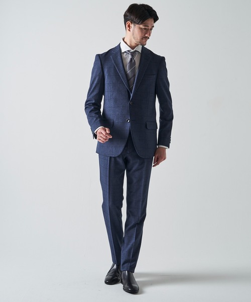 「TETE HOMME」 スーツ LL ネイビー メンズ_画像4