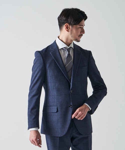 【新品】スーツLL　ネイビー　テットオム 　ストレッチ TETE HOMME（テット オム） スーツ LL ネイビー メンズ : ZOZOTOWN