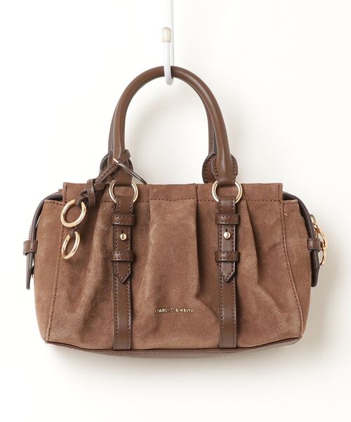 「CHARLES & KEITH」 ハンドバッグ S モカ レディース