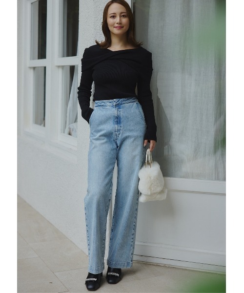 「CELFORD」 デニムパンツ 36 ブルー レディースの画像