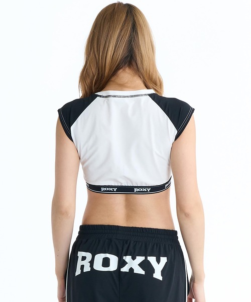 ROXY スポーツブラ ROXY（ロキシー） uvカット スポーツブラ レディース 半袖 Tシャツ