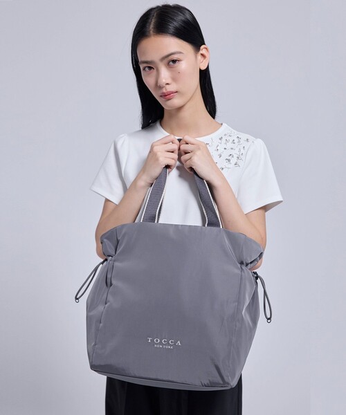 kakoSTATEOFESCAPEトートバッグ グレー系 TOCCA（トッカ） トートバッグ ETTORE BAG トートバッグ レディース