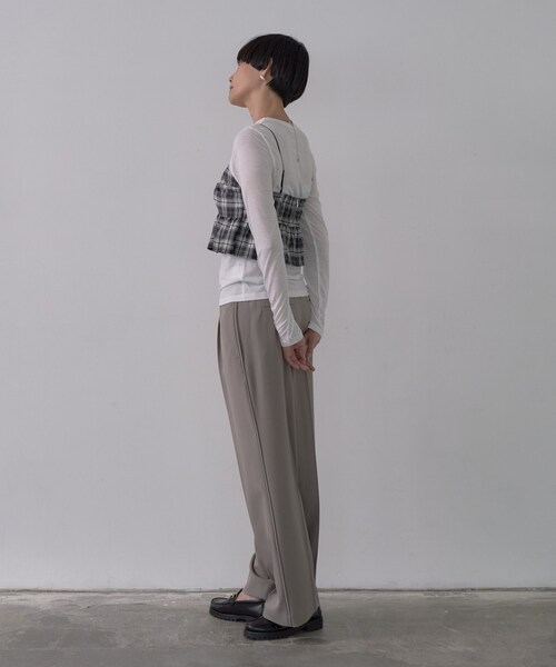 「GALLEST」 イージーパンツ 40 ブラック レディース_画像7