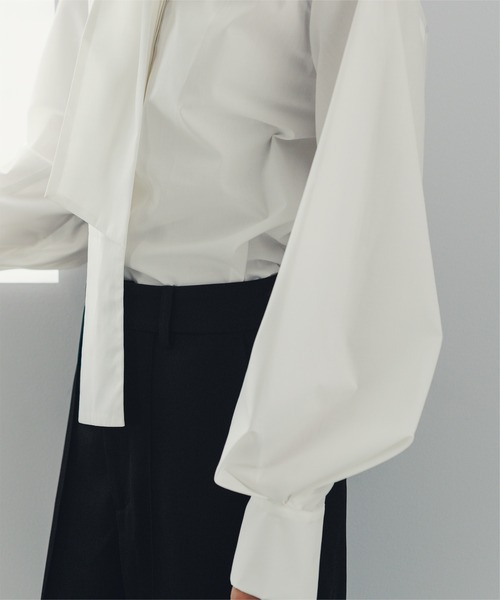 「ur's」 長袖ブラウス L ブルー レディース_画像5