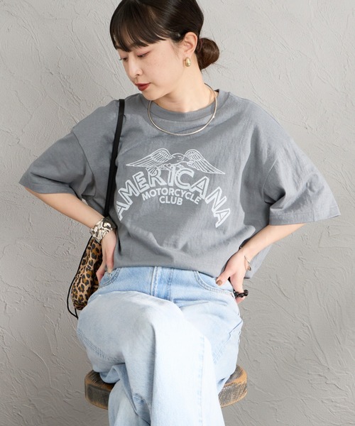 tシャツ 「Americana/アメリカーナ」 AMERICANA プリントＴシャツ レディースの画像