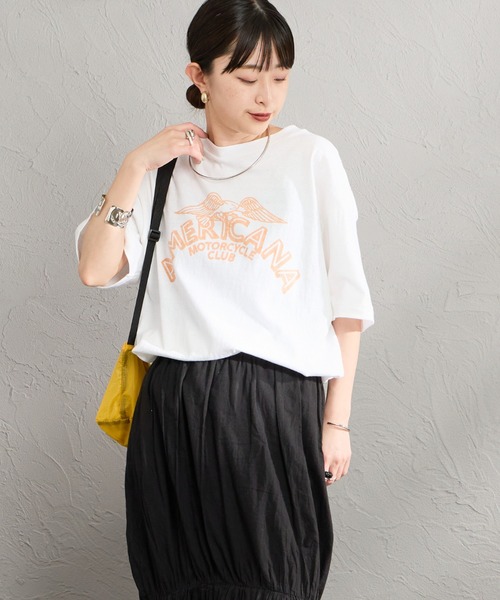 tシャツ 「Americana/アメリカーナ」 AMERICANA プリントＴシャツ レディースの画像